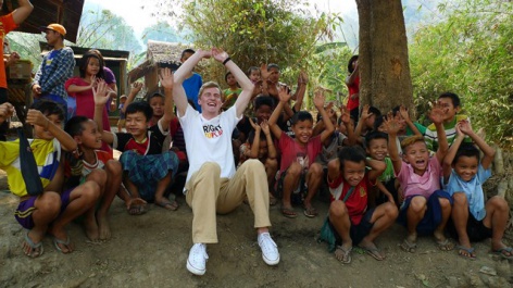 Severin Freund visits Thailand as Right to Play Ambassador