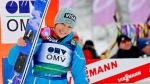 Sarah Hendrickson walking normally 2 months after knee surgery