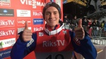 Fannemel wins qualification with amazing flight