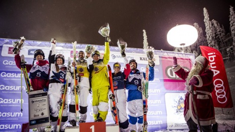 Galysheva and Marquis lead the charge at Ruka dual moguls