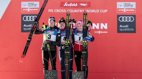 Caldwell and van der Graaff tie and Klaebo wins again