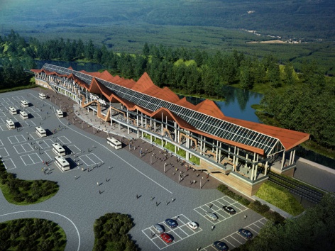 Railway station of Krasnaya Polyana is done 
